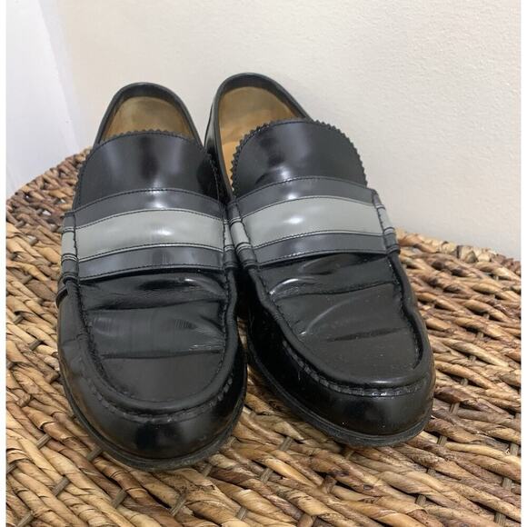 Gucci vintage men shoes black with grey detail 6.5 Eu 7.5 USA - Picture 3 of 12